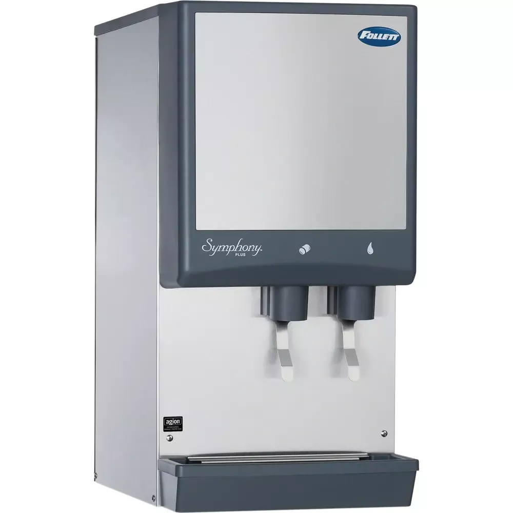 Follett Symphony Plus 12 Series Countertop Ice and Water Dispenser with Lever Dispensing