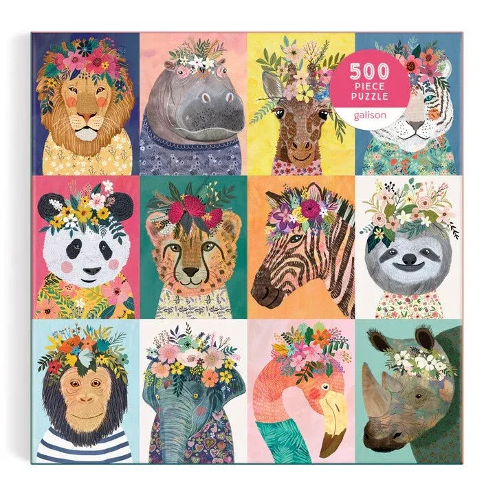 Galison Wild Spirit 500-Piece Jigsaw Puzzle