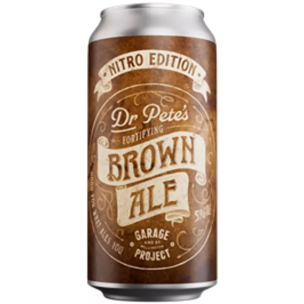 Garage Project Dr Pete’s Fortifying Brown Ale - Nitro Edition 440mL