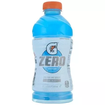Gatorade Zero Zero Sugar Thirst Quencher Cool Blue 28 Fl Oz Bottle