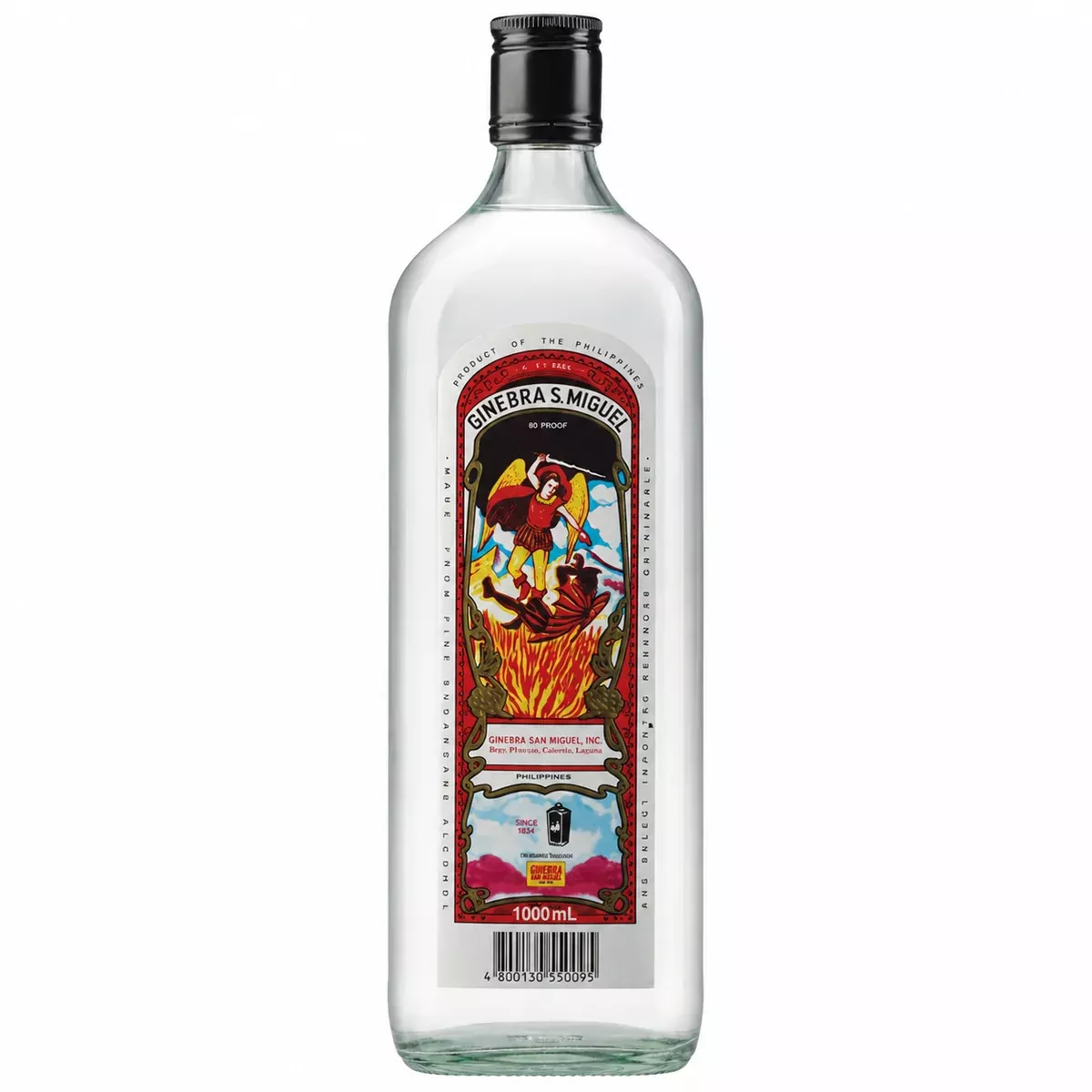 Ginebra San Miguel Philippines Dry Gin - 1000mL