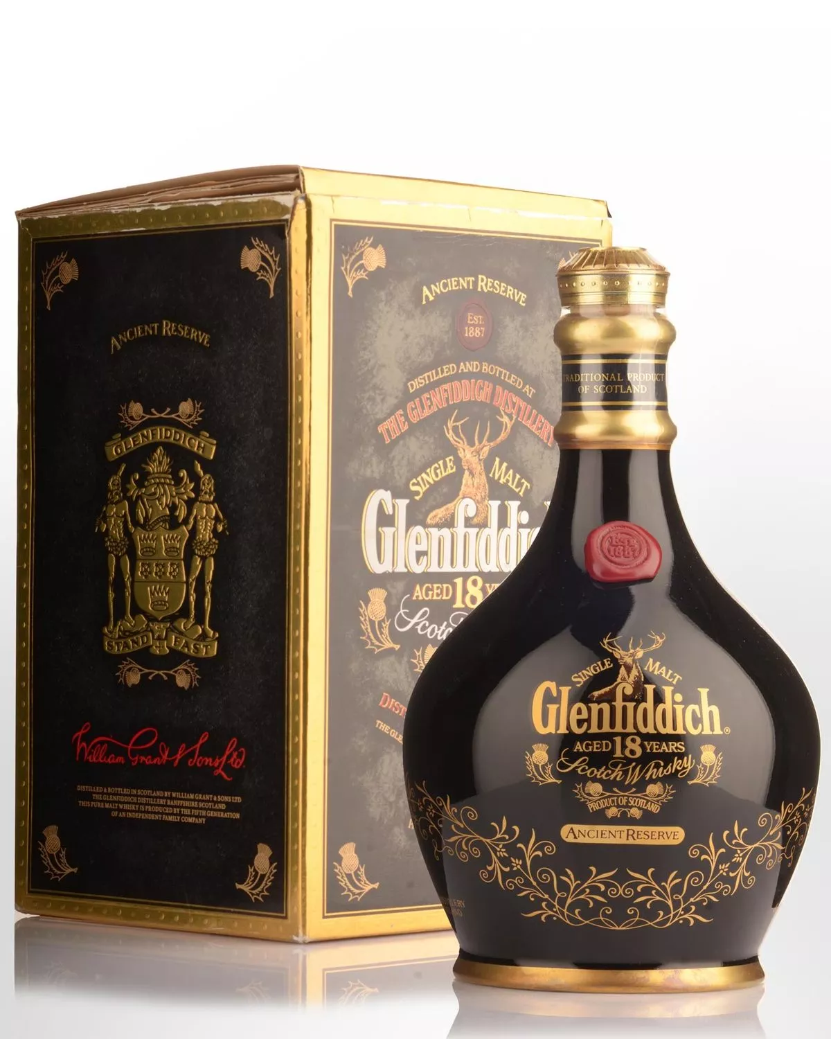 Glenfiddich Ancient Reserve 18 Year Old Ceramic Decanter (700ml)