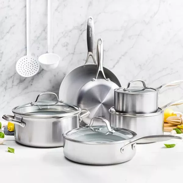 GreenPan Venice Pro Evershine Ceramic Non-Stick 10-Piece Cookware Set