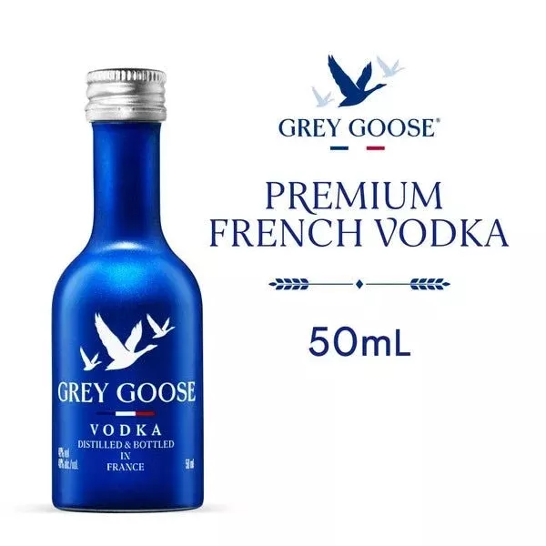 Grey Goose Vodka 50ml Aluminum Miniature