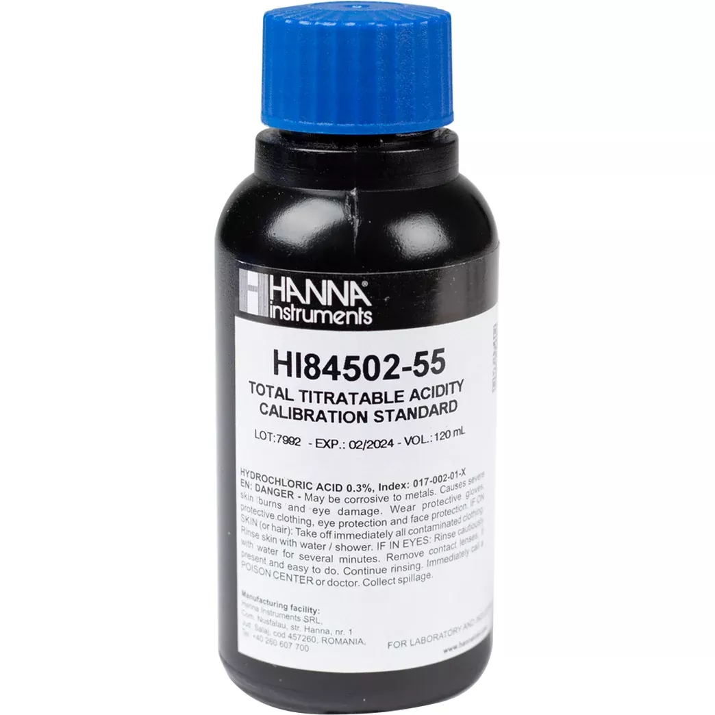 Hanna Calibration Solution for Titrator - 120mL (Hanna# HI 84500-55)