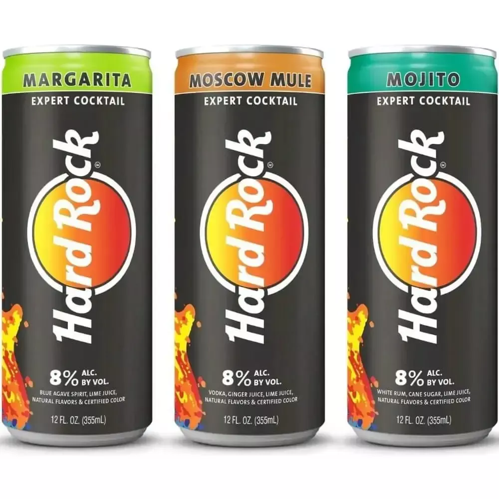 Hard Rock Canned Cocktail Mixed 6PK