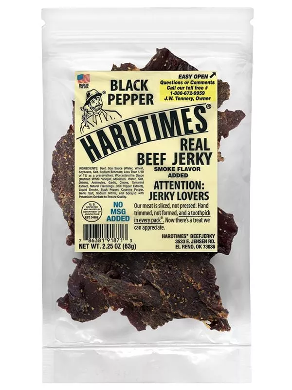 Hard Times Black Pepper Beef Jerky