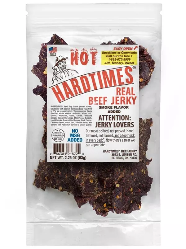 Hard Times Hot Beef Jerky