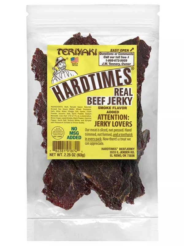 Hard Times Teriyaki Beef Jerky