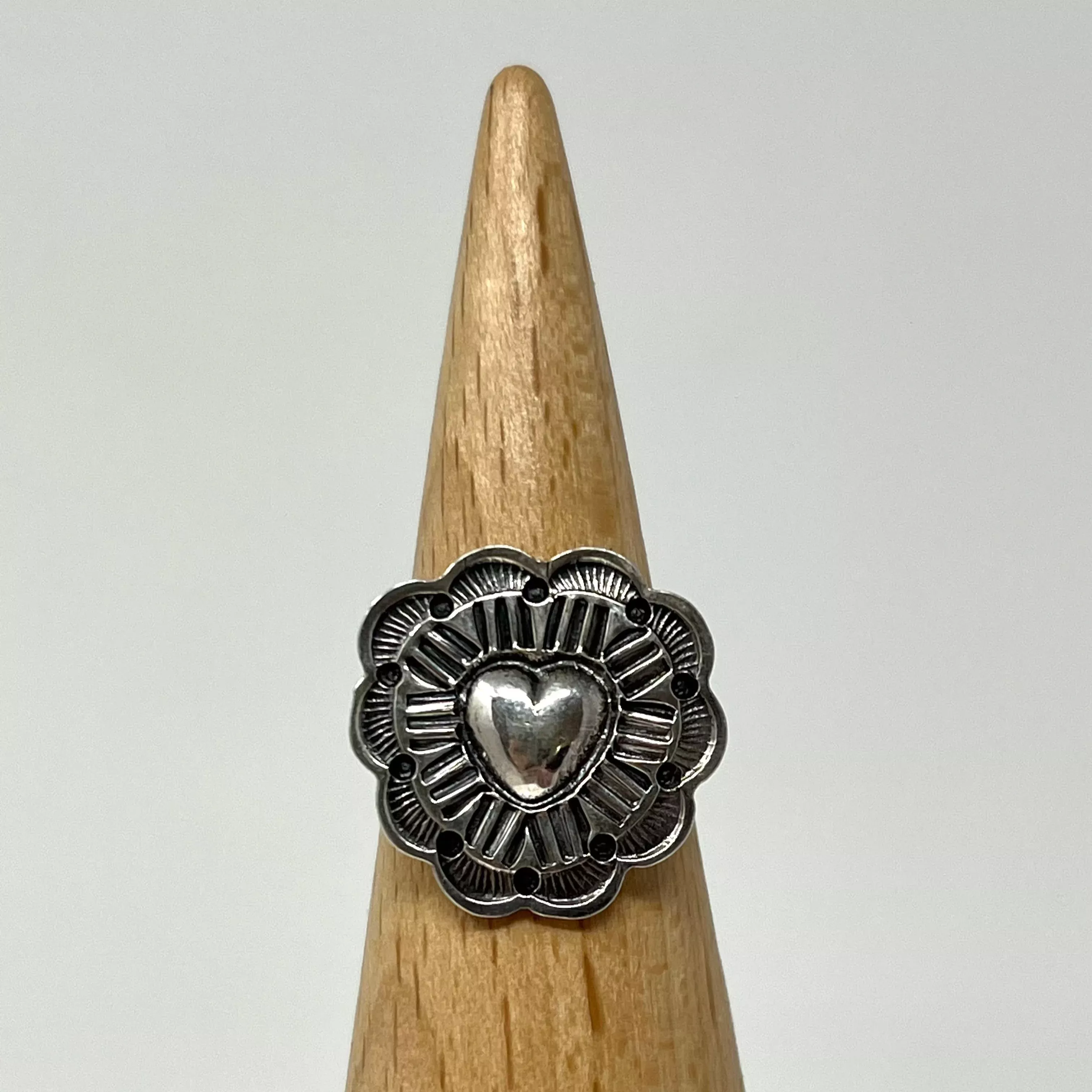 Heart Stamped Ring