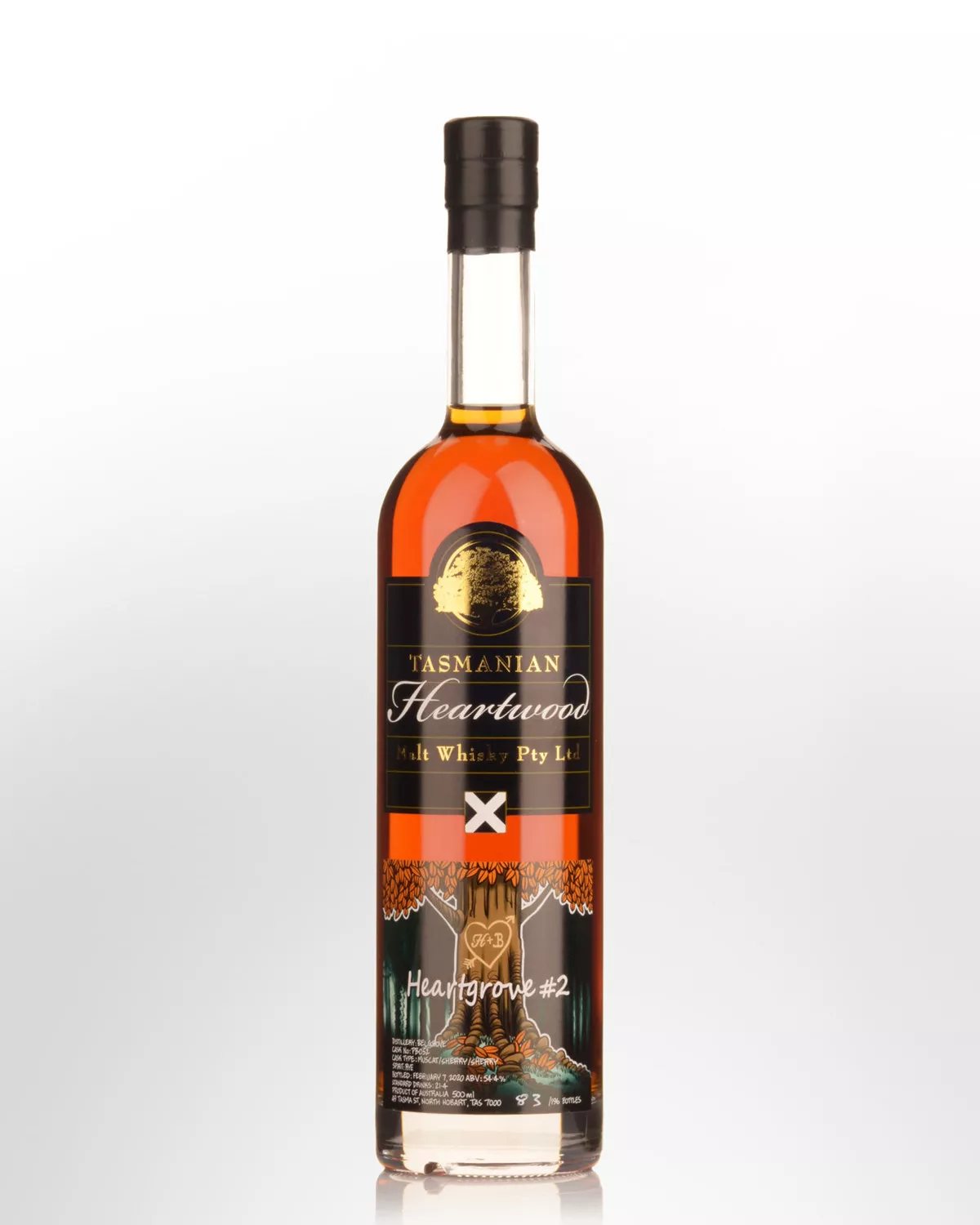 Heartwood Heartgrove #2 Cask Strength Australian Rye Whisky (500ml)