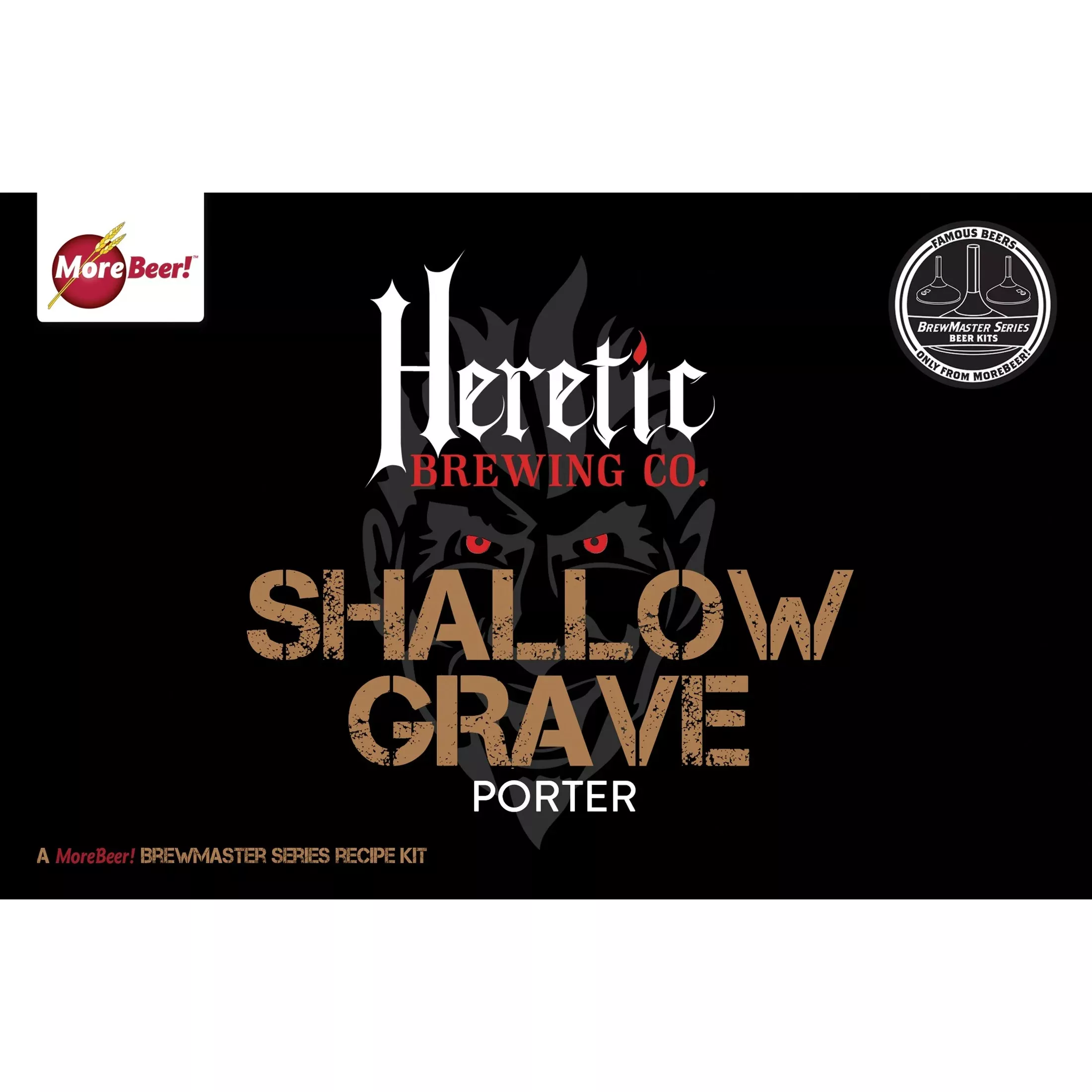 Heretic Brewing Company Shallow Grave Robust Porter | 5 Gallon Beer Recipe Kit | All-Grain