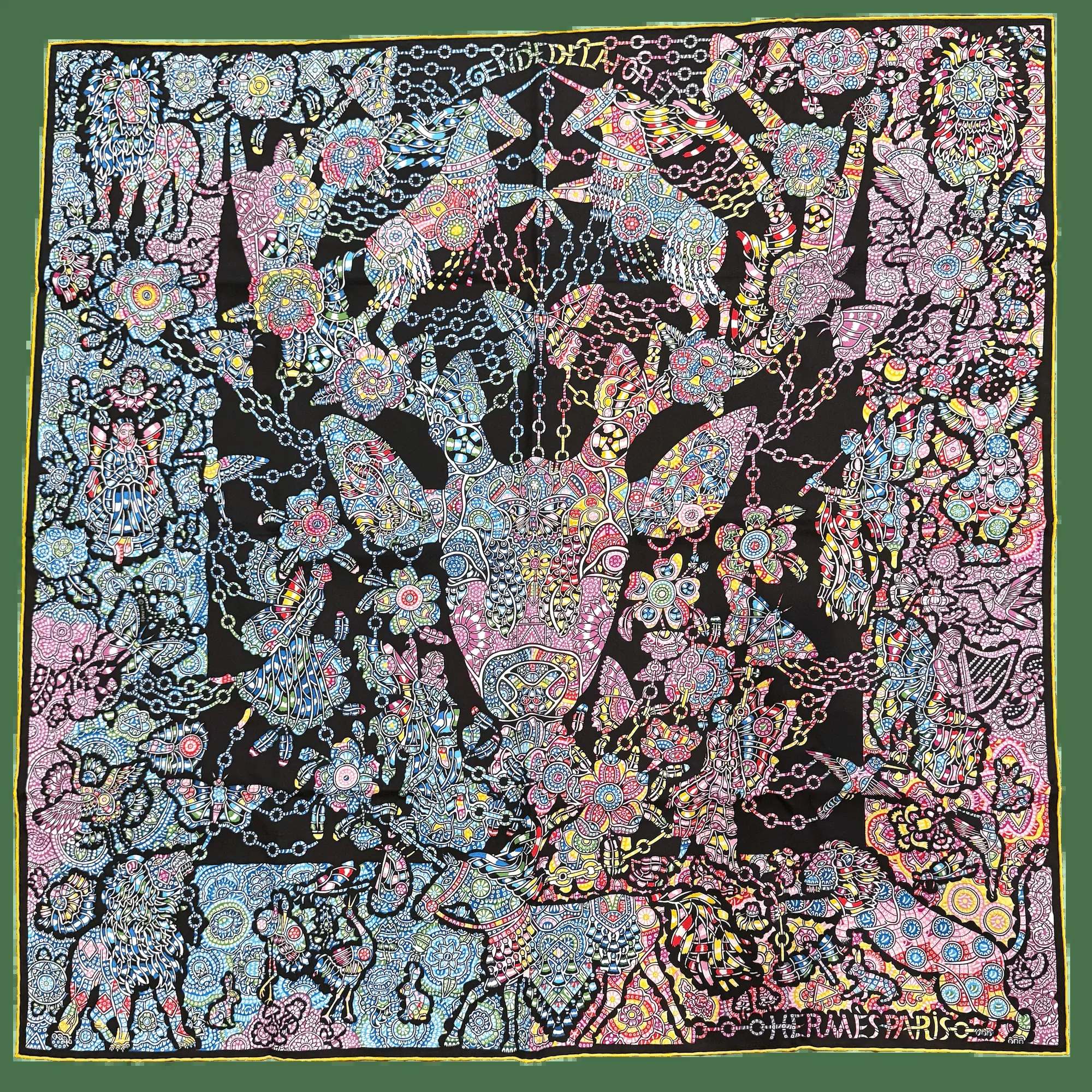 Hermès Scarf Legende de la Foret 90 Emeline Piot