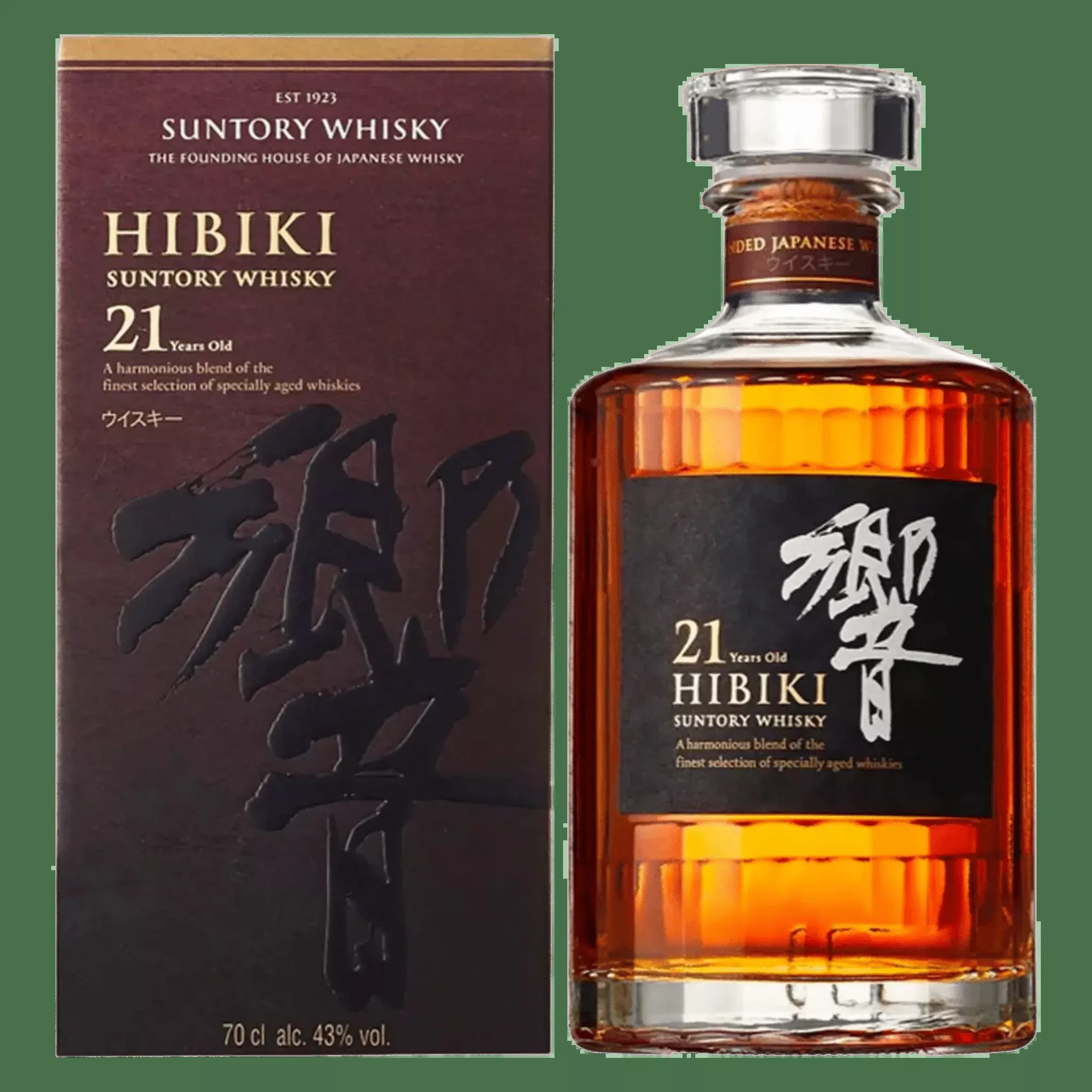 Hibiki 21 Year Old Blended Japanese Whisky 700ml