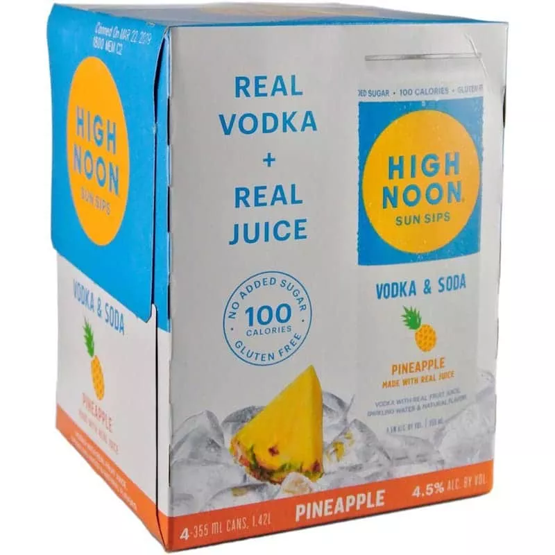 HIGH NOON PINEAPPLE 4PK CANS