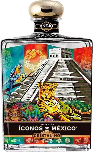 Iconos De Mexico Cristalino No 4 Jaguar Anejo Tequila 750ml