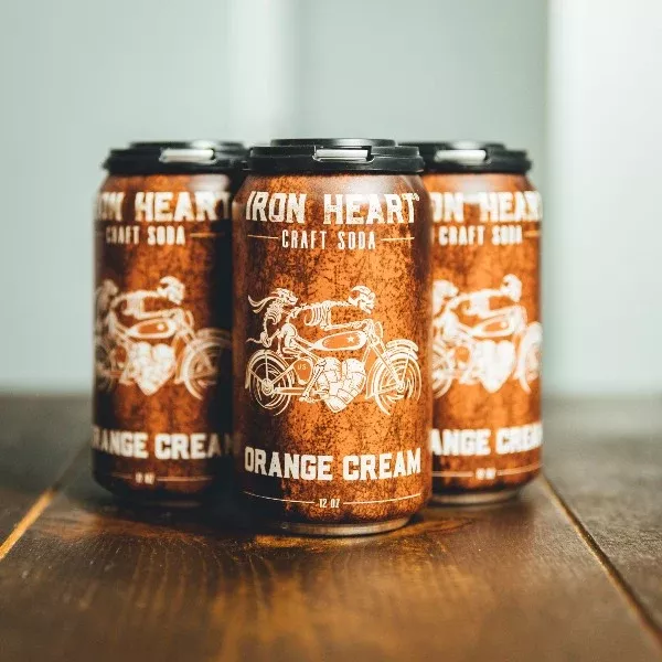 Iron Heart Orange Cream Soda 4-Pack