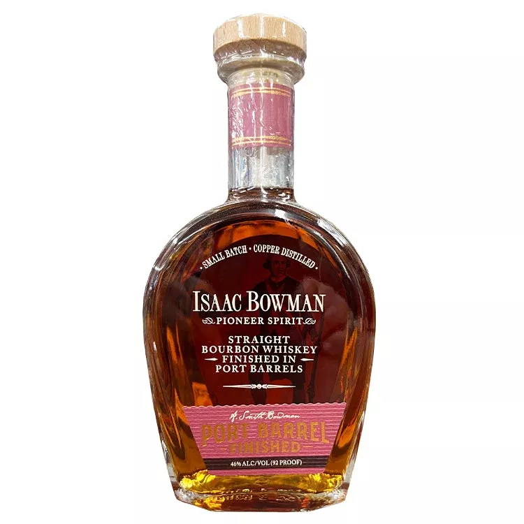 Isaac Bowman Port Barrel Bourbon Whiskey - 750ml