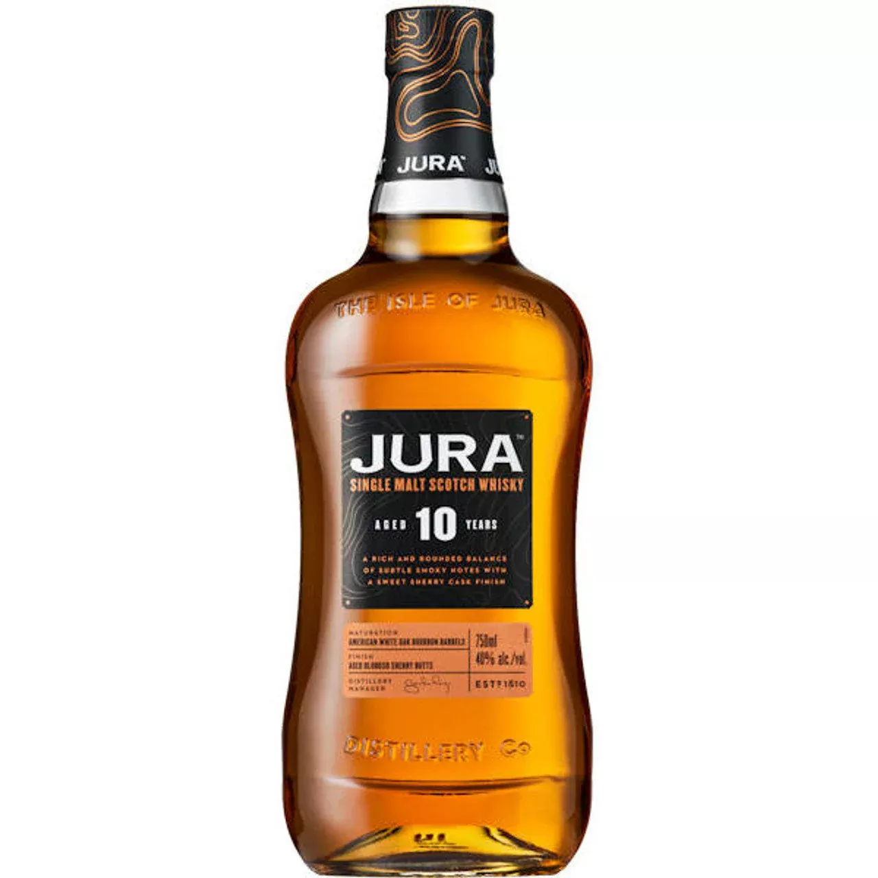 Isle of Jura Distillery 10 Year Old Single Malt Scotch Whisky 750ml