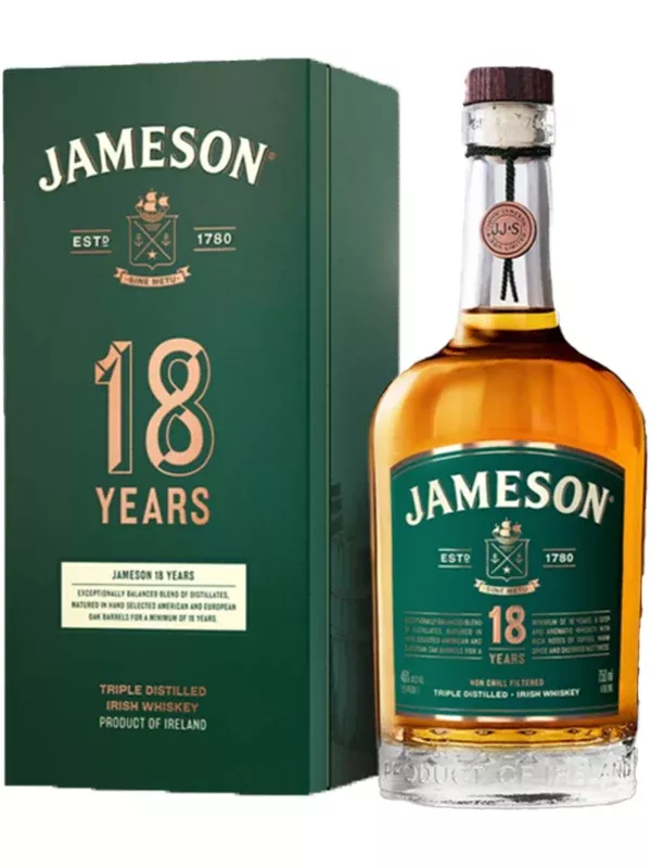 Jameson 18 Year Old Irish Whiskey