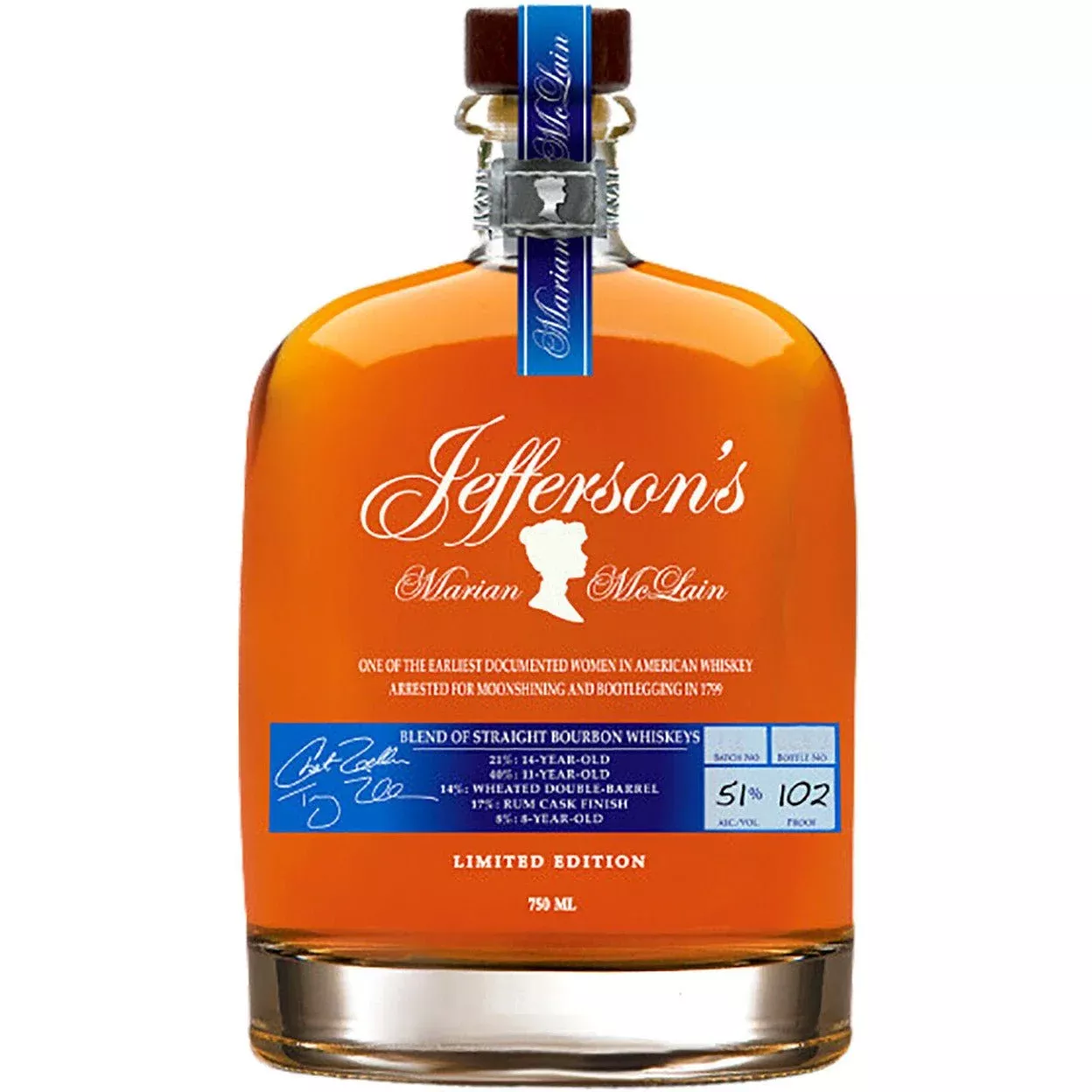 Jefferson’s Marian McLain Blended Bourbon Limited Edition