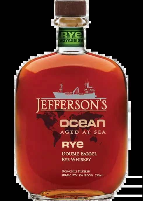 Jefferson's Ocean Aged at Sea Double Barrel Rye Whiskey 750ml