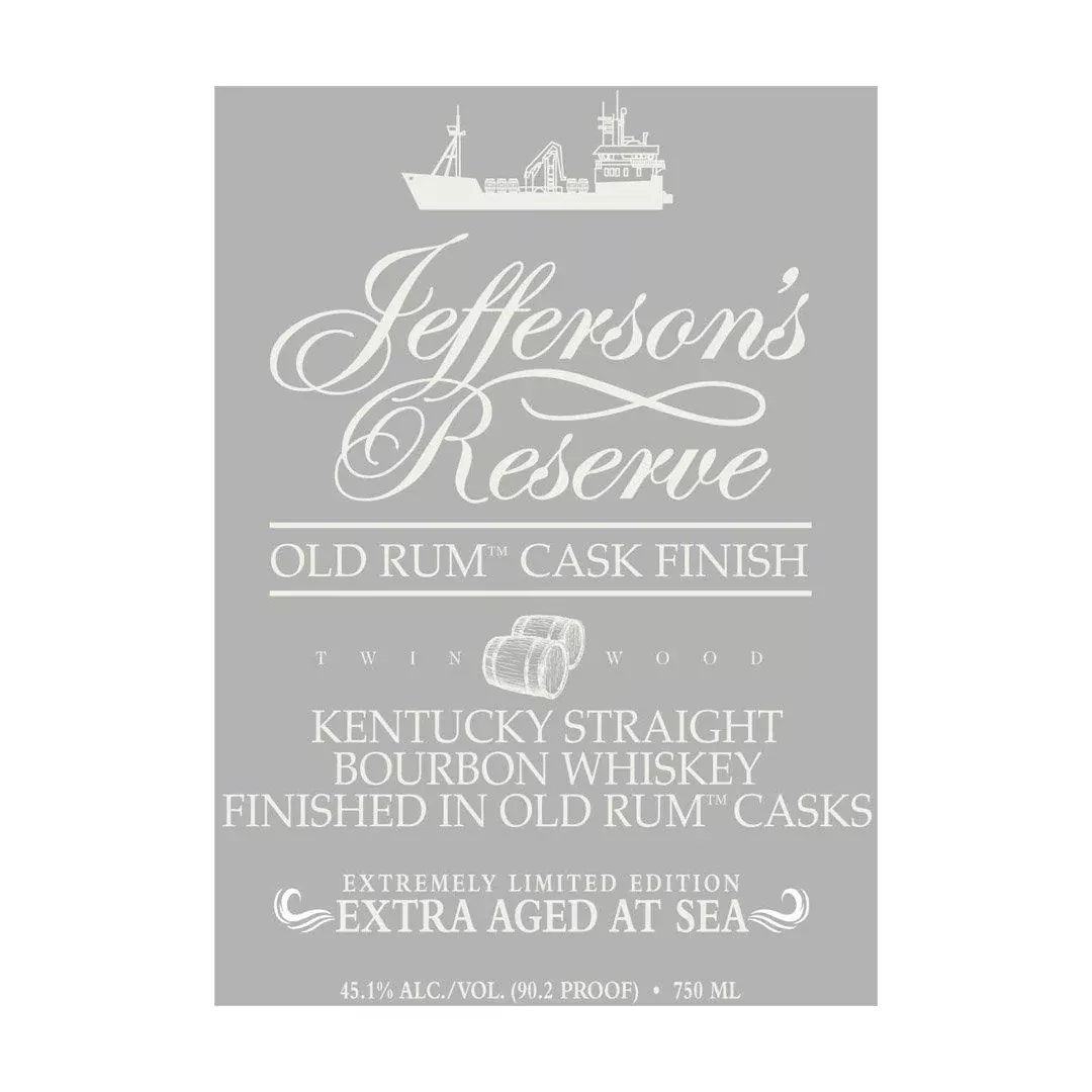 Jefferson’s Reserve Old Rum Cask Finish Extra Aged At Sea