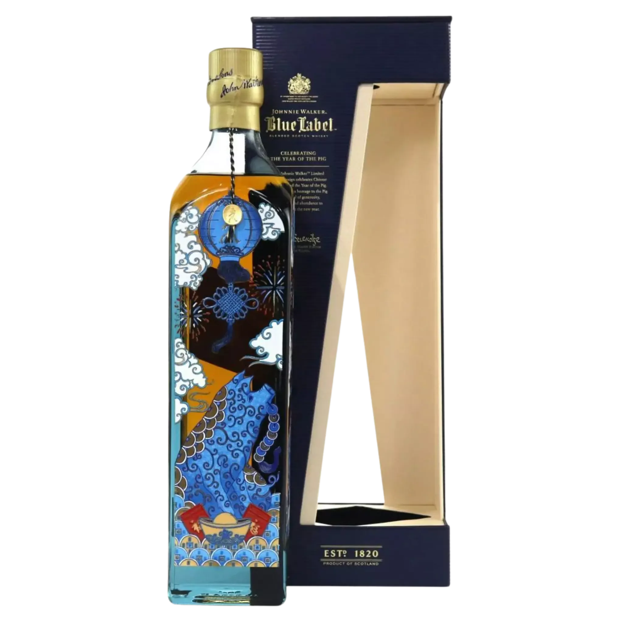 Johnnie Walker Blue Label Year of the Pig Limited Edition Blended Scotch Whisky 750ml