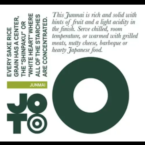 Joto Sake Junmai The Green One