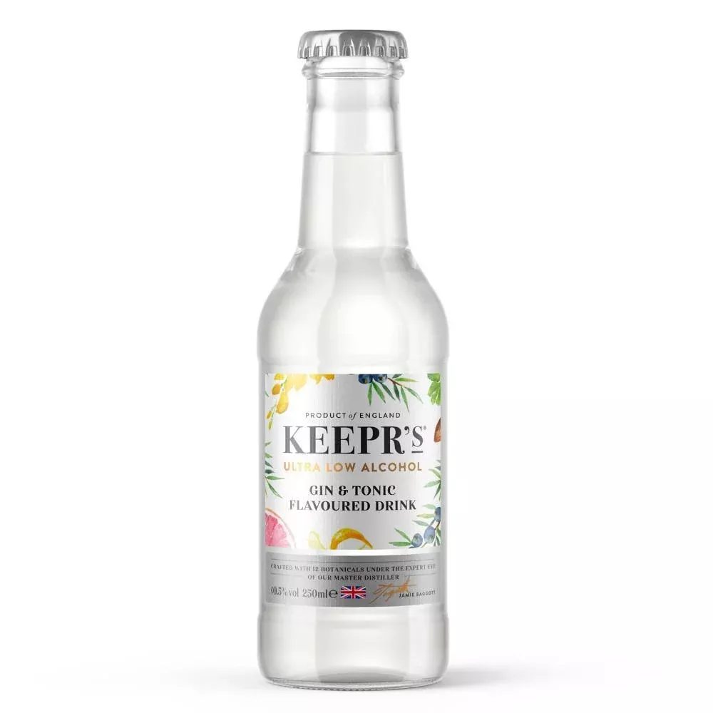 Keepr’s Ultra Low Alcohol Gin & Tonic