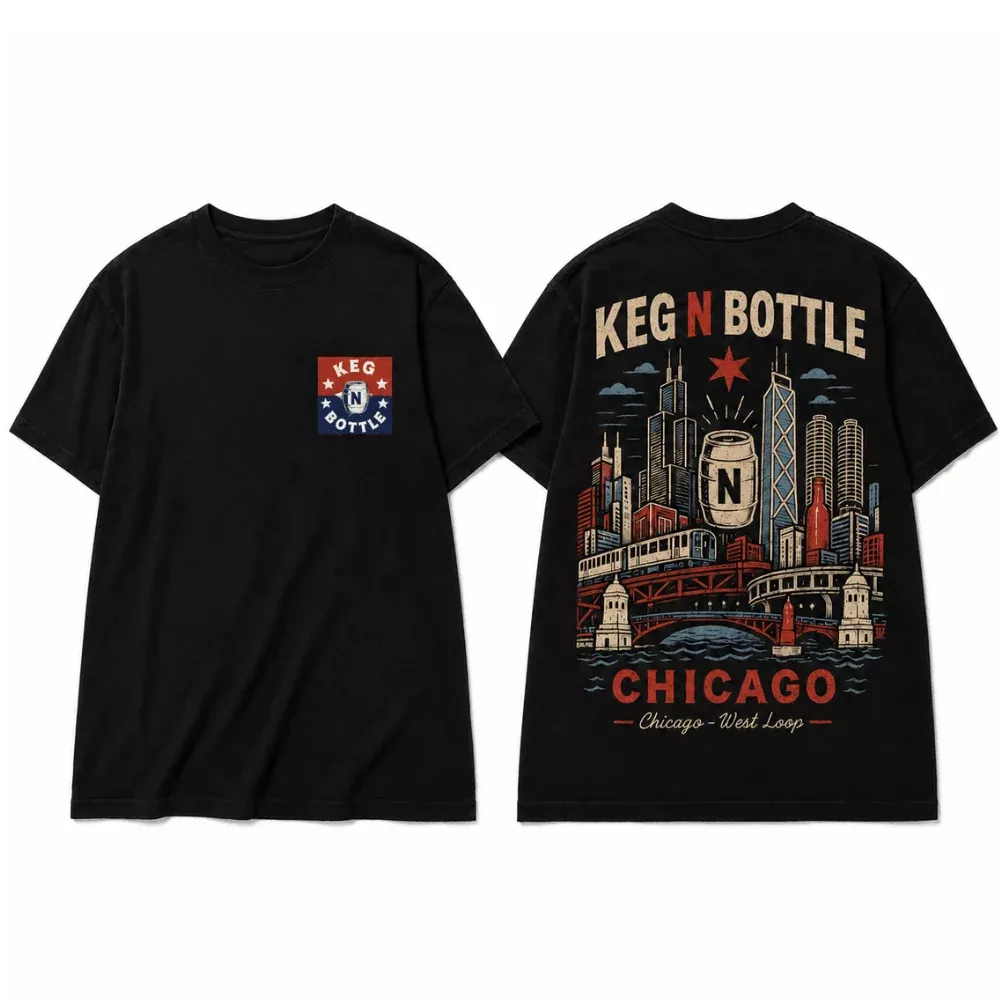 Keg N Bottle City Connect T Shirt - Chicago Edition