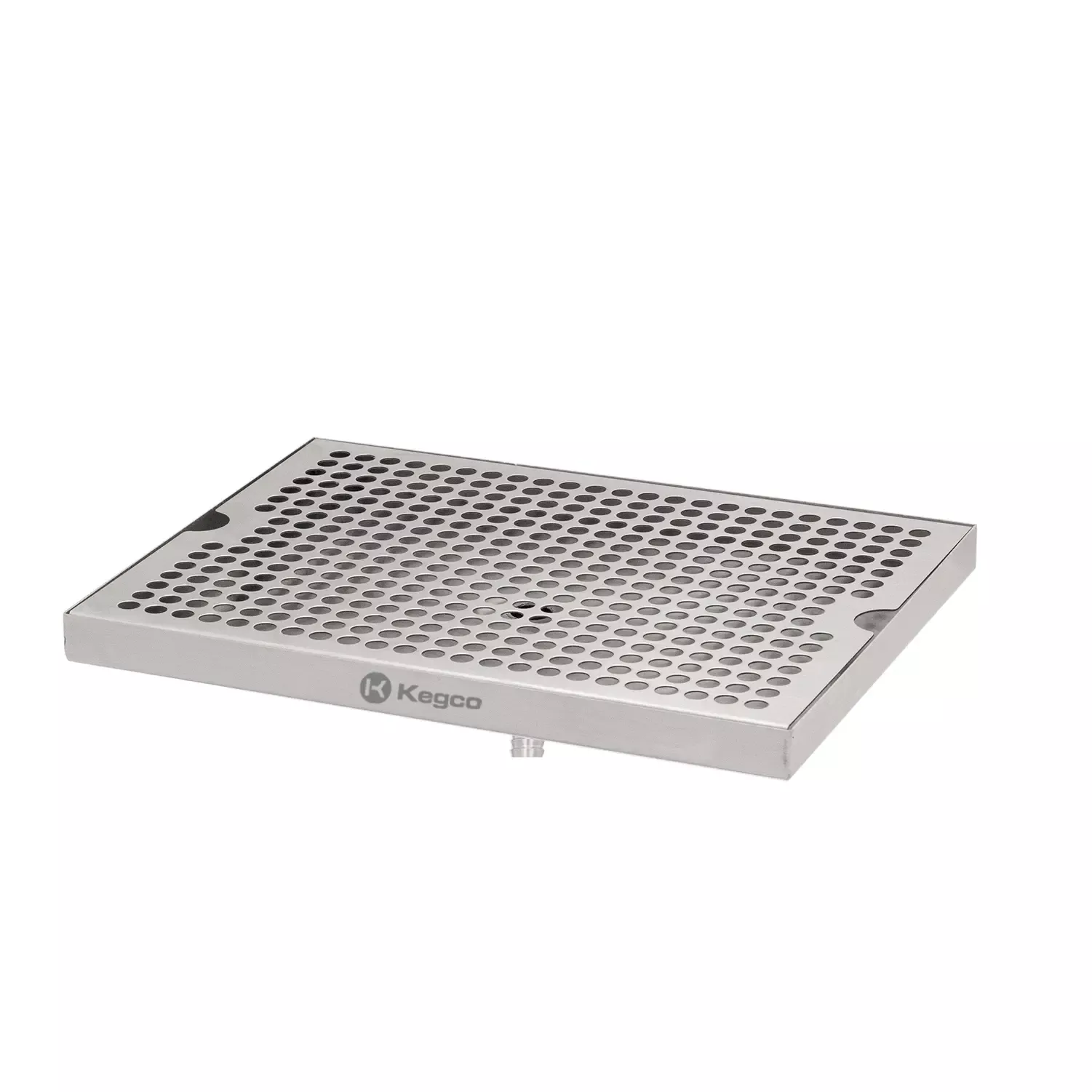 Kegco 12" x 9" Surface Mount - SS Drip Tray with Drain
