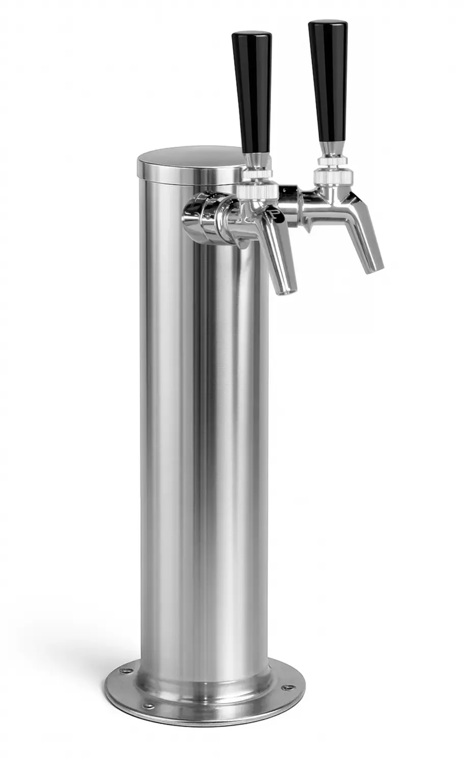 Kegco 14" Tall Polished Stainless Steel Tower - Perlick Faucets
