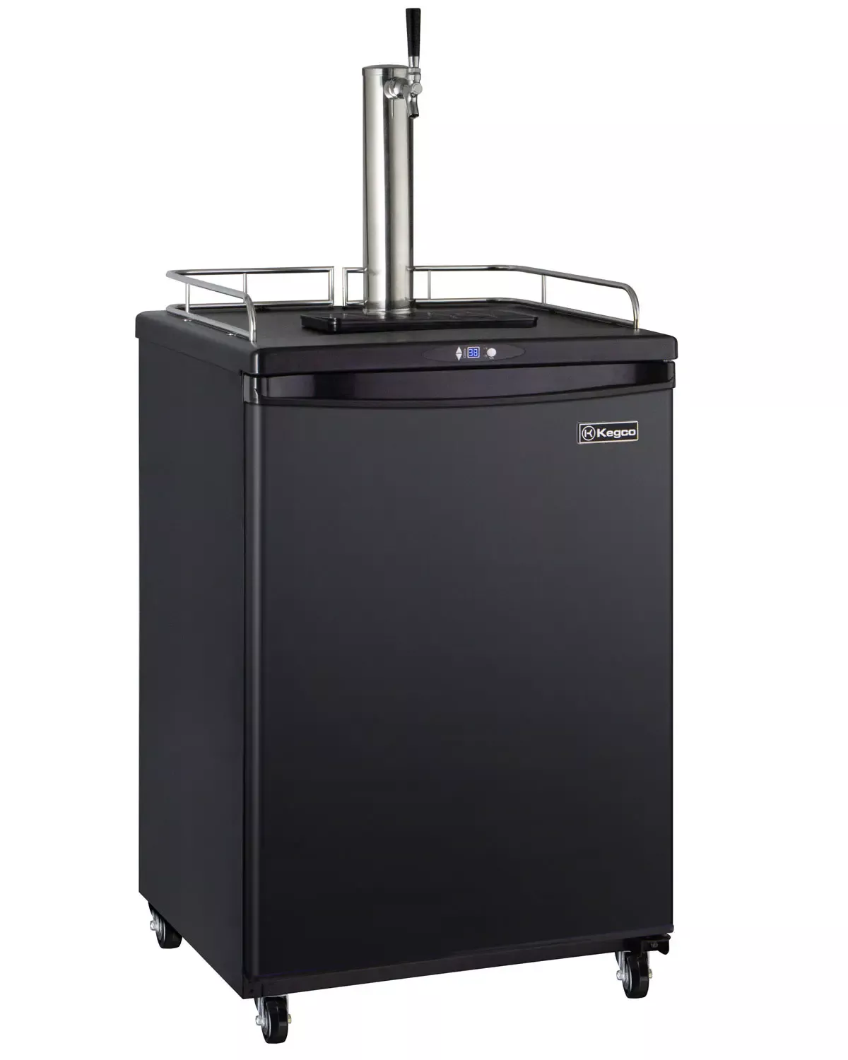 Kegco 24" Wide Cold Brew Coffee Single Tap Black Commercial/Residential Kegerator