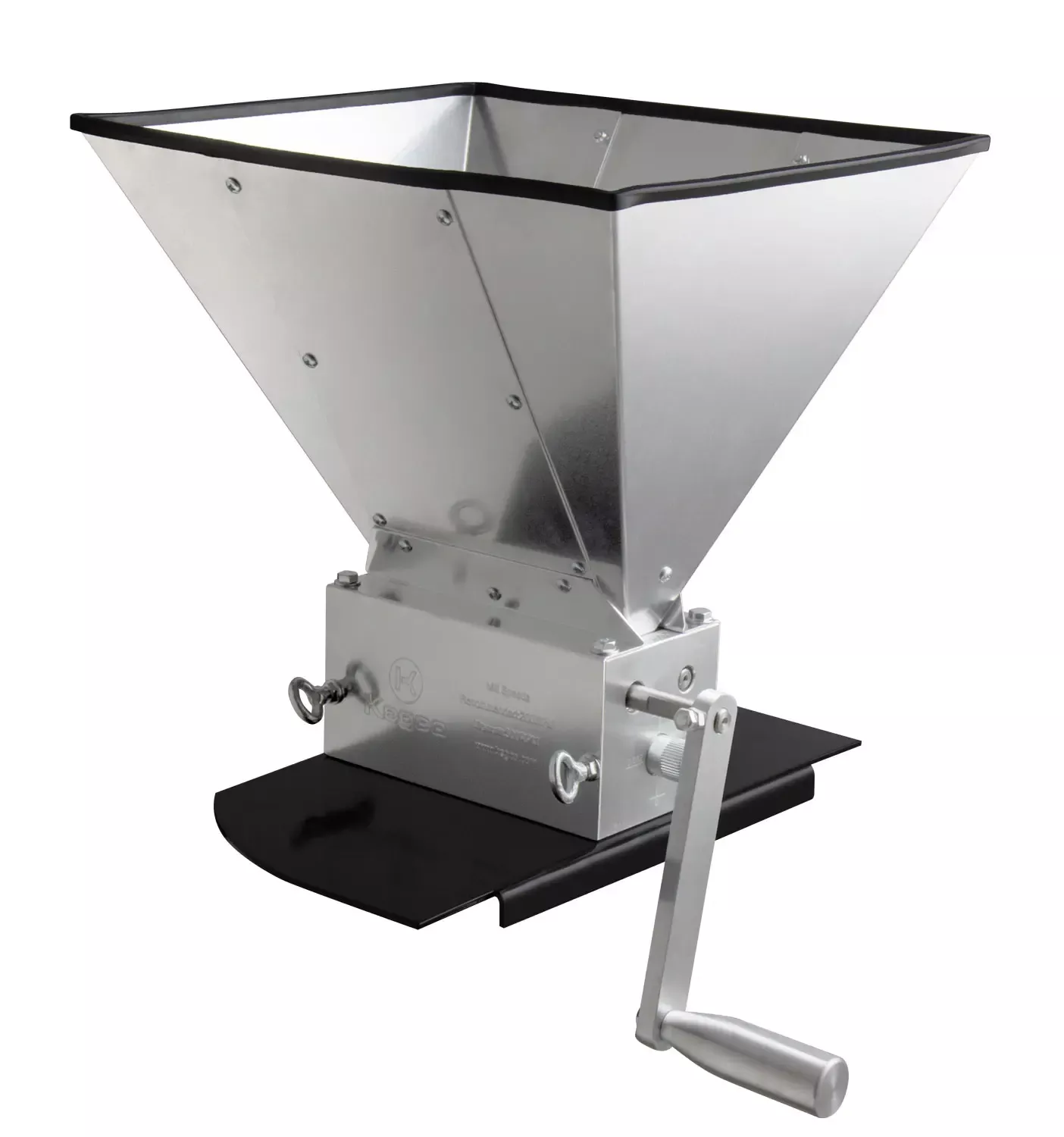 Kegco Grain Mill with 11lb Hopper and 3 Rollers