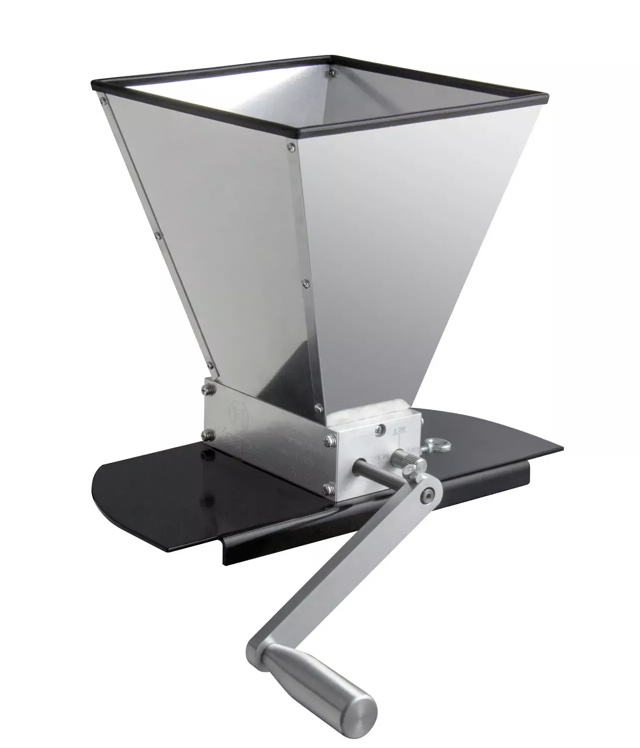 Kegco Grain Mill with 7lb Hopper and 2 Rollers