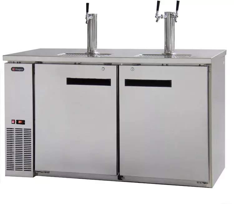 Kegco Hot Draft 61" Wide Stainless Steel Commercial Hot DraftNitro Cold Brew Coffee Dispenser