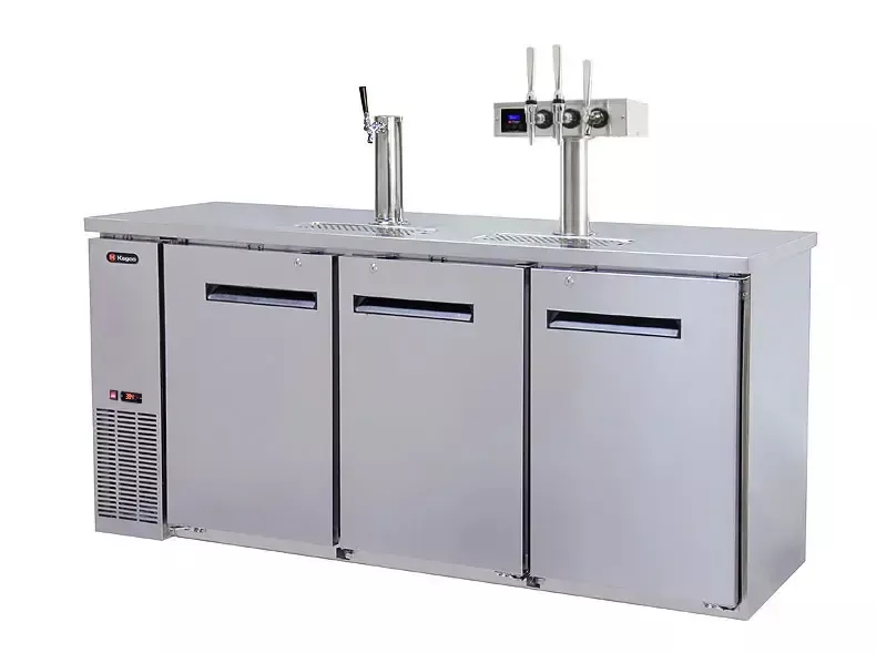 Kegco Hot Draft 72" Wide Stainless Steel Commercial Hot DraftNitro Cold Brew Coffee Dispenser
