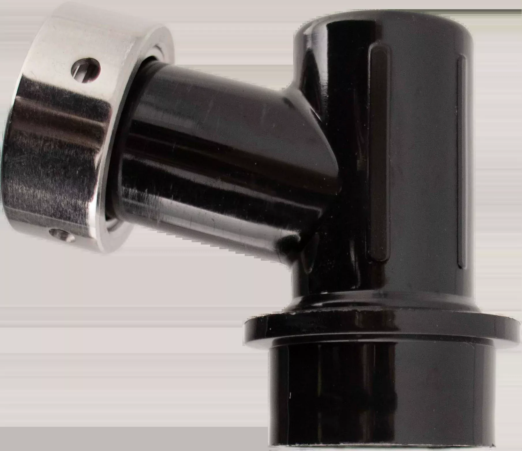 KegLand Ball Lock Quick Disconnect (QD) | Beverage Out | Integrated Tap Shank & Collar