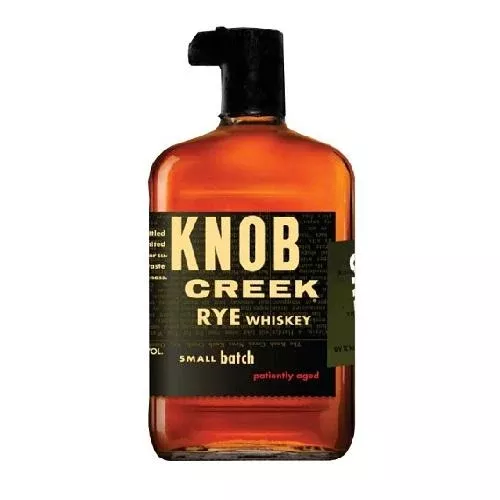 Knob Creek Rye Whiskey Small Batchaged 10 yr- 750ML