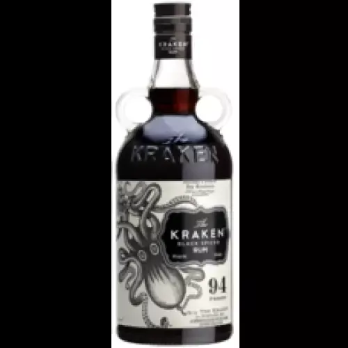 Kraken Black Spiced Rum White label