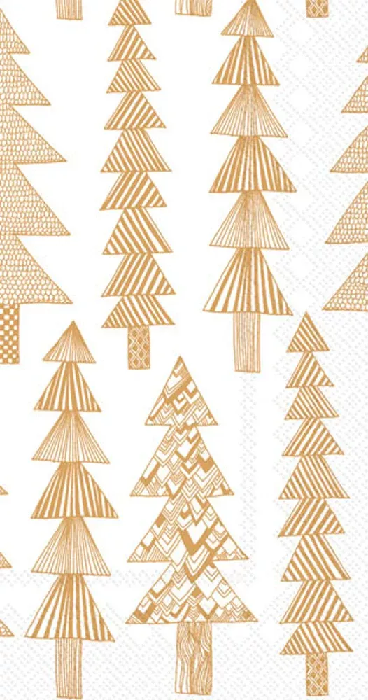 Kuusikossa White Gold Paper Guest Towels
