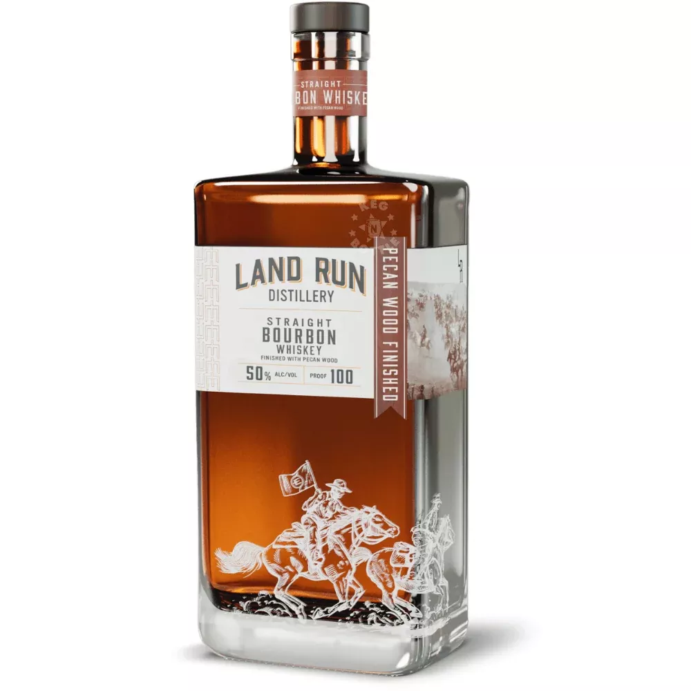 Land Run Pecan Wood Finished Whiskey (750mL)