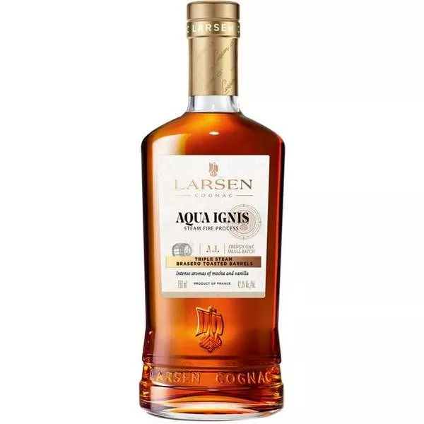 Larsen Aqua Ignis Cognac - 750ml