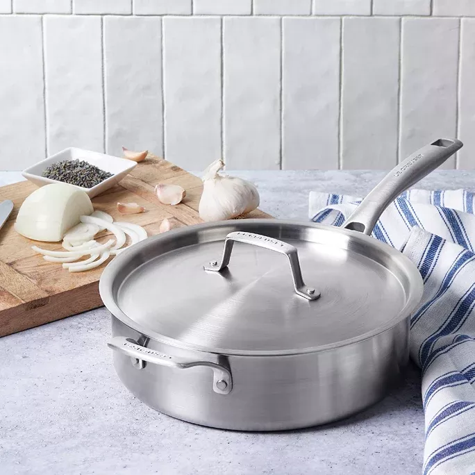 Le Creuset Essentials Stainless Steel 10 Piece Cookware Set