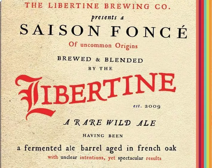 Libertine Brewing Saison Fonce