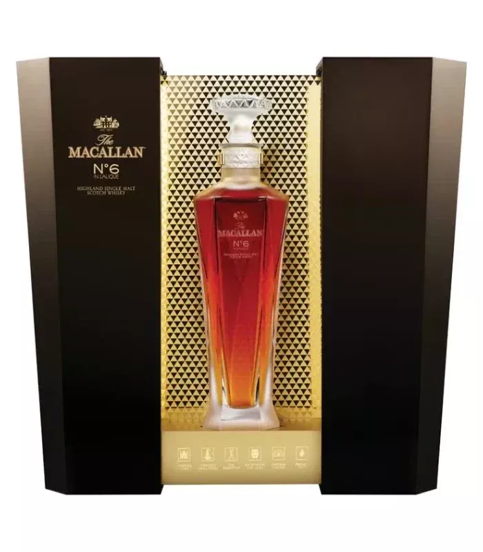 The Macallan No. 6 Lalique Single Malt Scotch Whiskey
