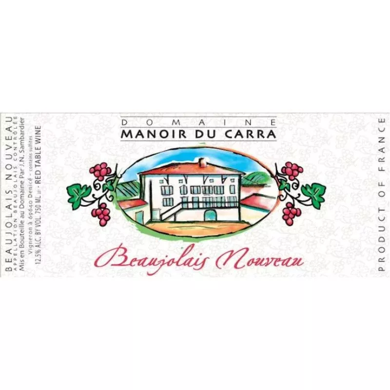 MANOIR DU CARRA BEAUJOLAIS NOUVEAU