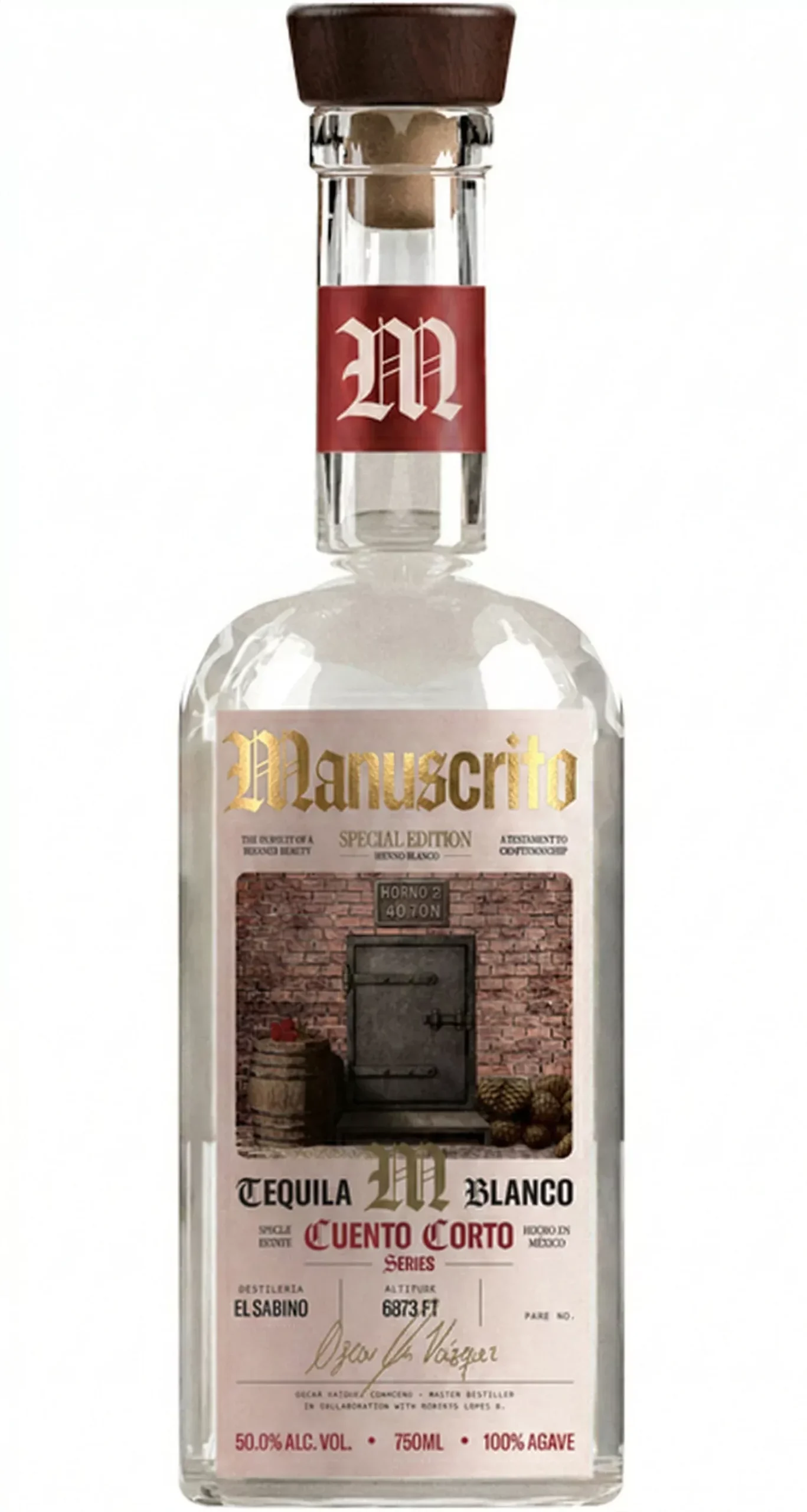 Manuscrito Cuento Corto Series Special Edition Rested Blanco Tequila 750ml
