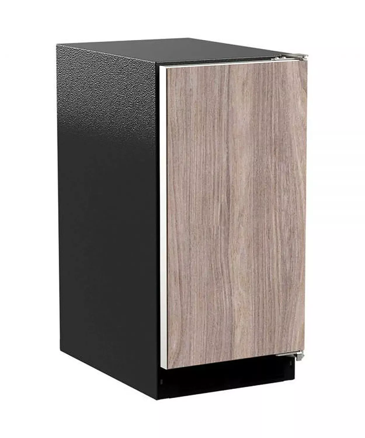 Marvel 15" ADA Ice Machine ADA-Height Clear Ice Machine with Arctic IlluminiceTM Lighting with Factory Installed Pump - Reversible Hinge Black Cabinet and Panel-Ready Solid Overlay Door
